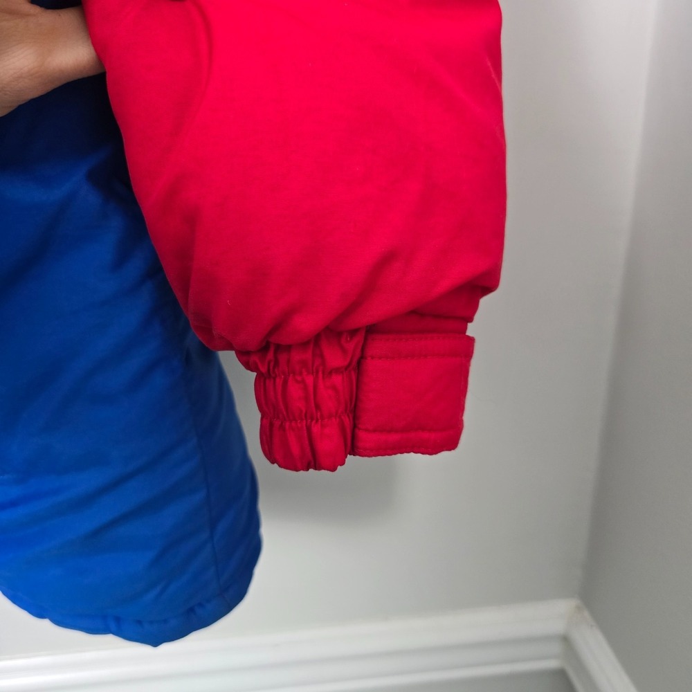 Vintage NFL Gameday by Turbo Sportswear Giants Puffer Jacket Mens Large Red Blue - Picture 6 of 13